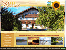 Tablet Screenshot of paulhuberhof.de